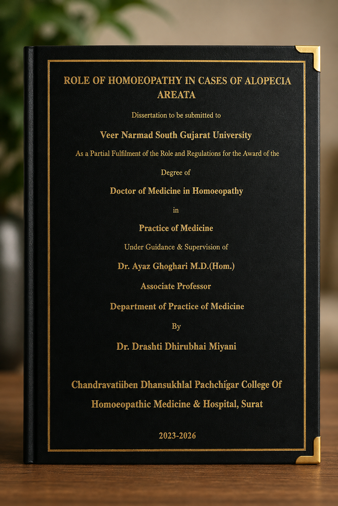 Role of Classical Homoeopathy in Alopecia Areata: Clinical Research & Hair Regrowth